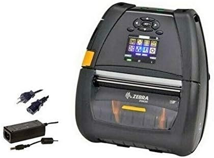 ZTech Zebra ZQ630 Mobile Barcode Label Printer | Wireless Bluetooth and WiFi | 4 Inch, Belt Clip, Charger (Renewed)
