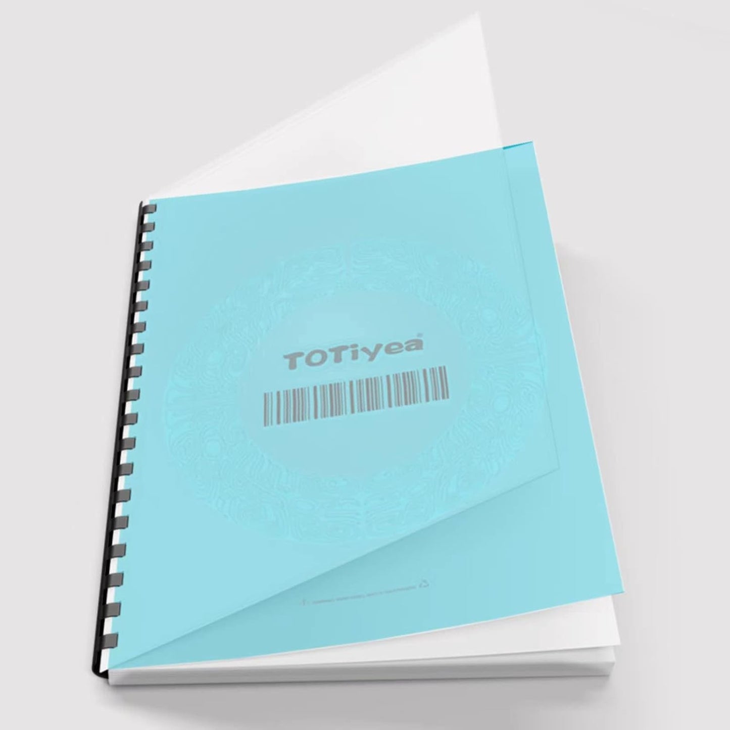 TOTiyea 200 Pack 6 Mil PVC Binding Presentation Covers, Clear Report Covers for Binding,8.5x11 Inches,Letter Size