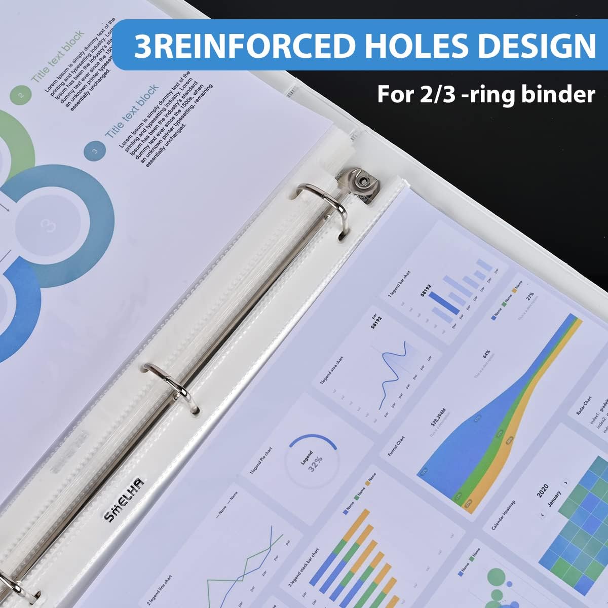 Sheet Protectors 100 Page,Page Protector 8.5" x 11" ,Upgraded Clear Plastic Page Protectors,for 3 Ring Binder, Top Loading Paper Protector with Reinforced Holes,Holds Multiple Sheets,Letter Size