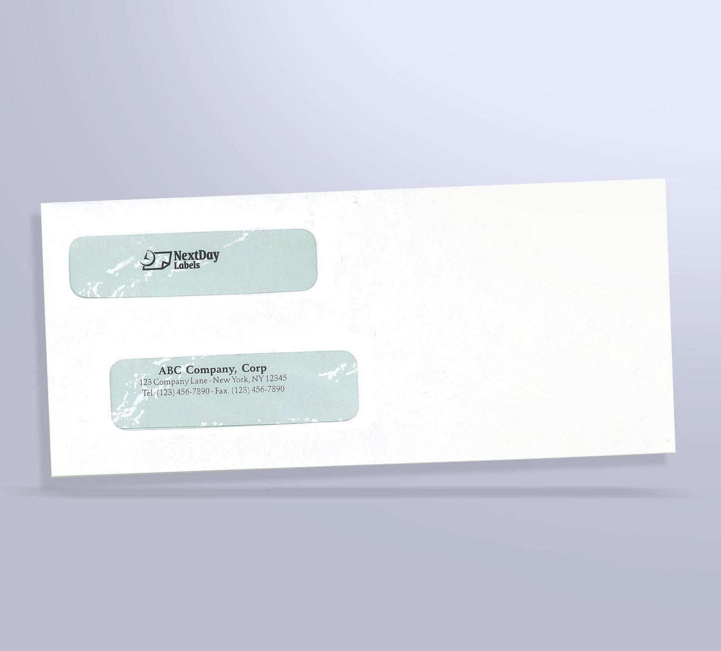 NextDayLabels - 100 Double Window SELF Seal Security Check Envelopes - Compatible with QuickBooks and Other Checks