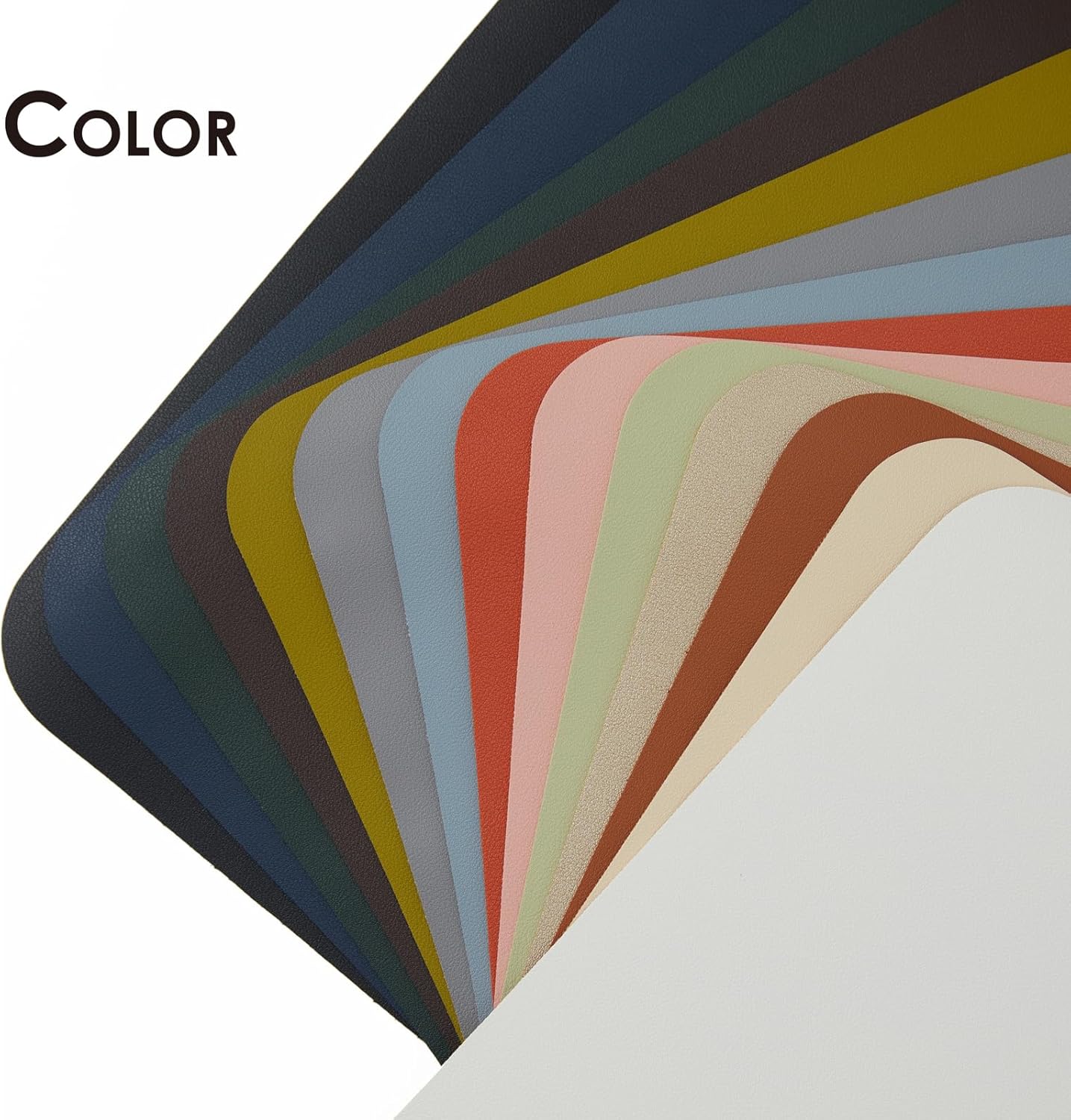 Large Desk Mat - 47.2"x 17" Non-Slip PU Desk Pad for Office and Home - Ideal for Large Mouse Pad and Desk Mats on Top of Desks(Coffee)