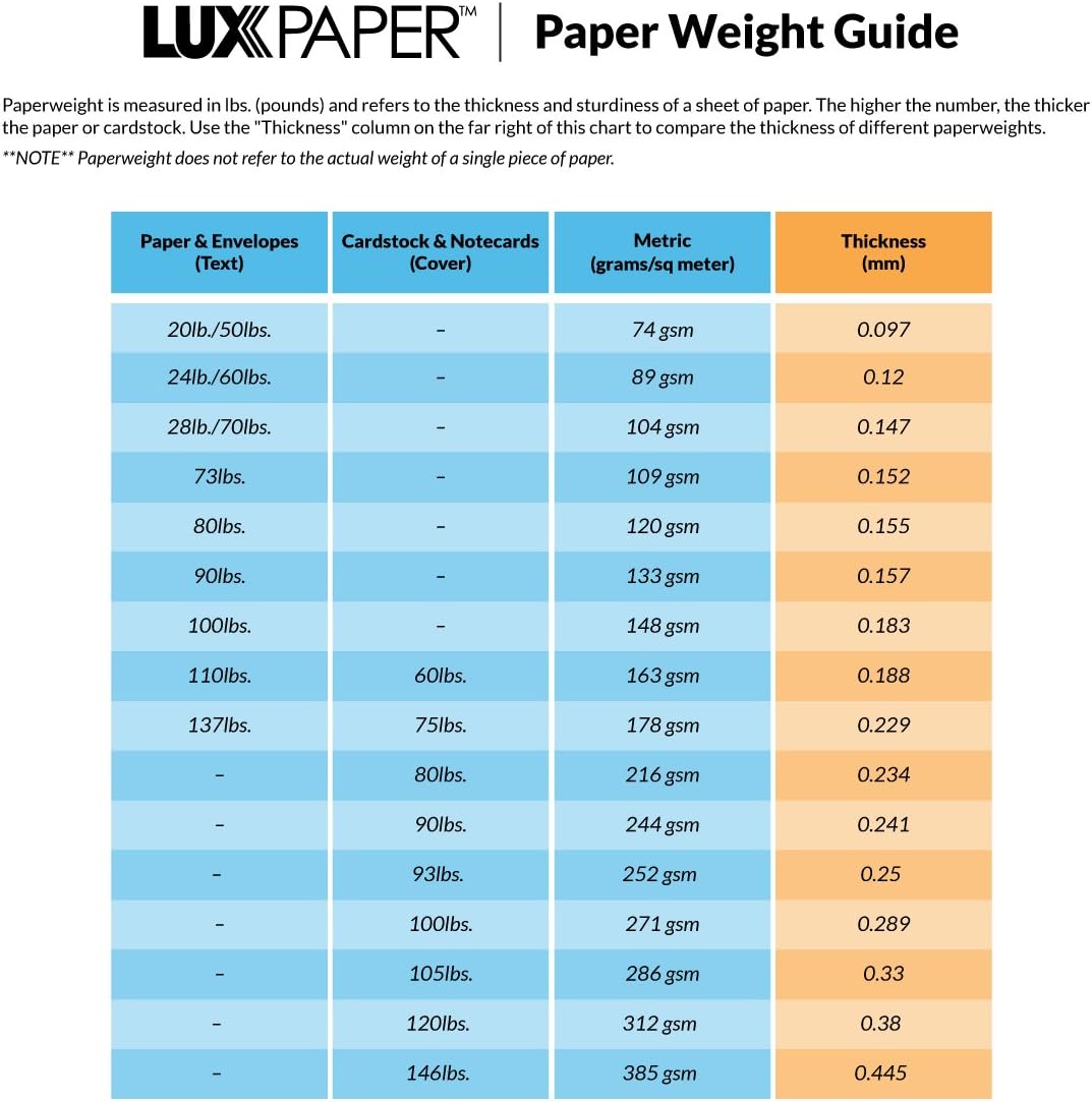 LUXPaper 8.5" x 14" Paper | Legal Size | White Linen | 80lb. Text | 50 Qty