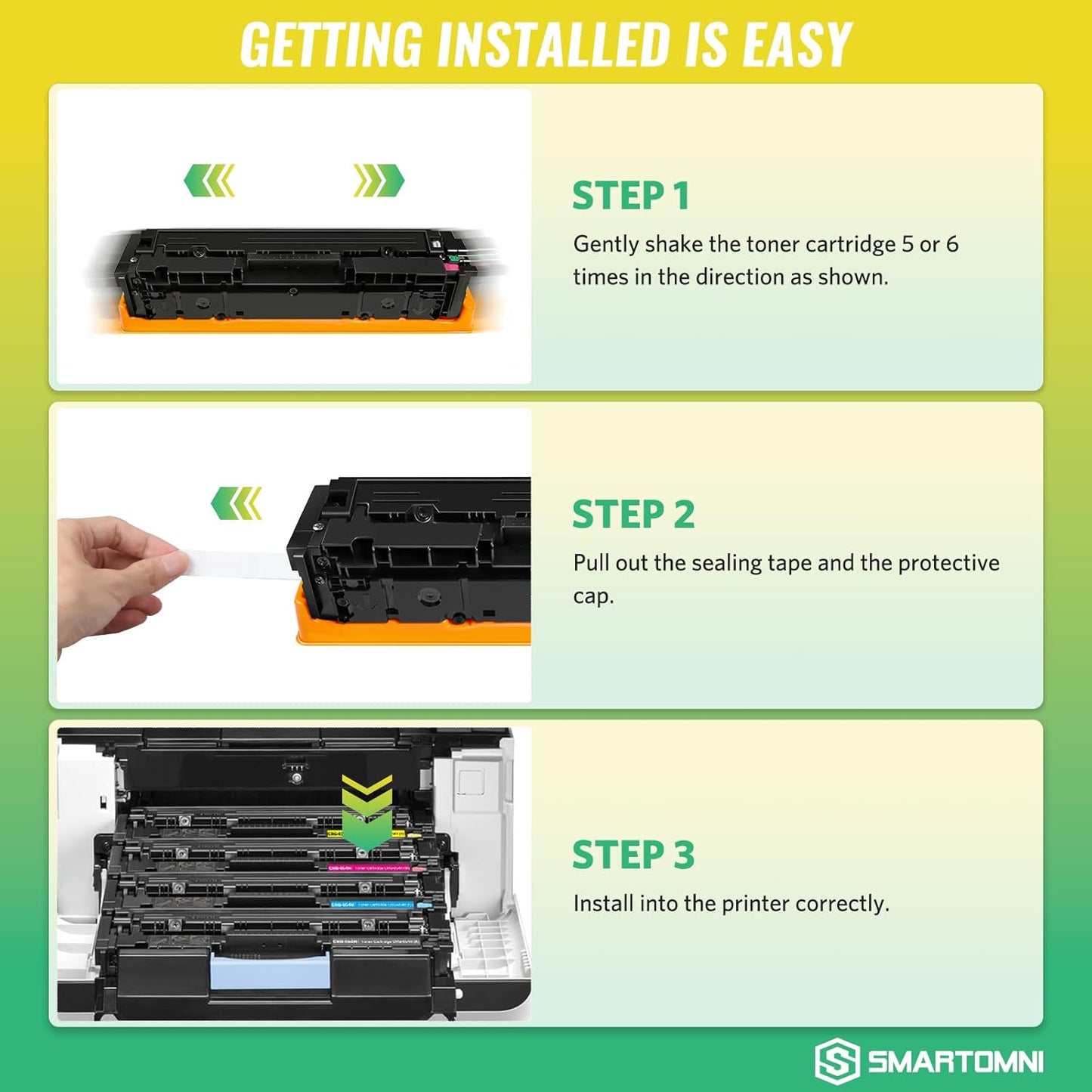 Compatible Toner Cartridges Replacement for Canon 054 054H CRG-054H High Yield use for Canon Color imageCLASS LBP620 LBP622Cdw LBP623Cw MF640C MF641Cw MF642Cdw MF644cdw MF645Cx 4 Packs