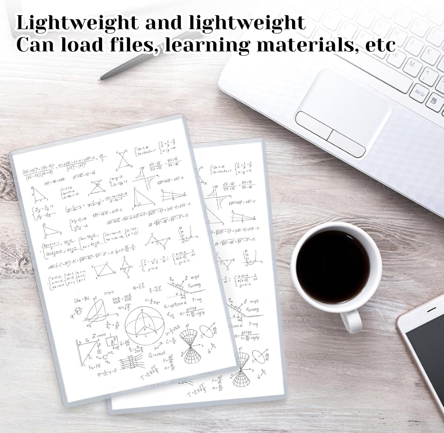 Rainmae 12 Pack 8.5" x 11" Rigid Print Protectors, Clear Waterproof Hard Plastic Page Sheet Protectors, Paper Sleeves Photo Plastic Sleeves Hard Document Birth Certificate Protector