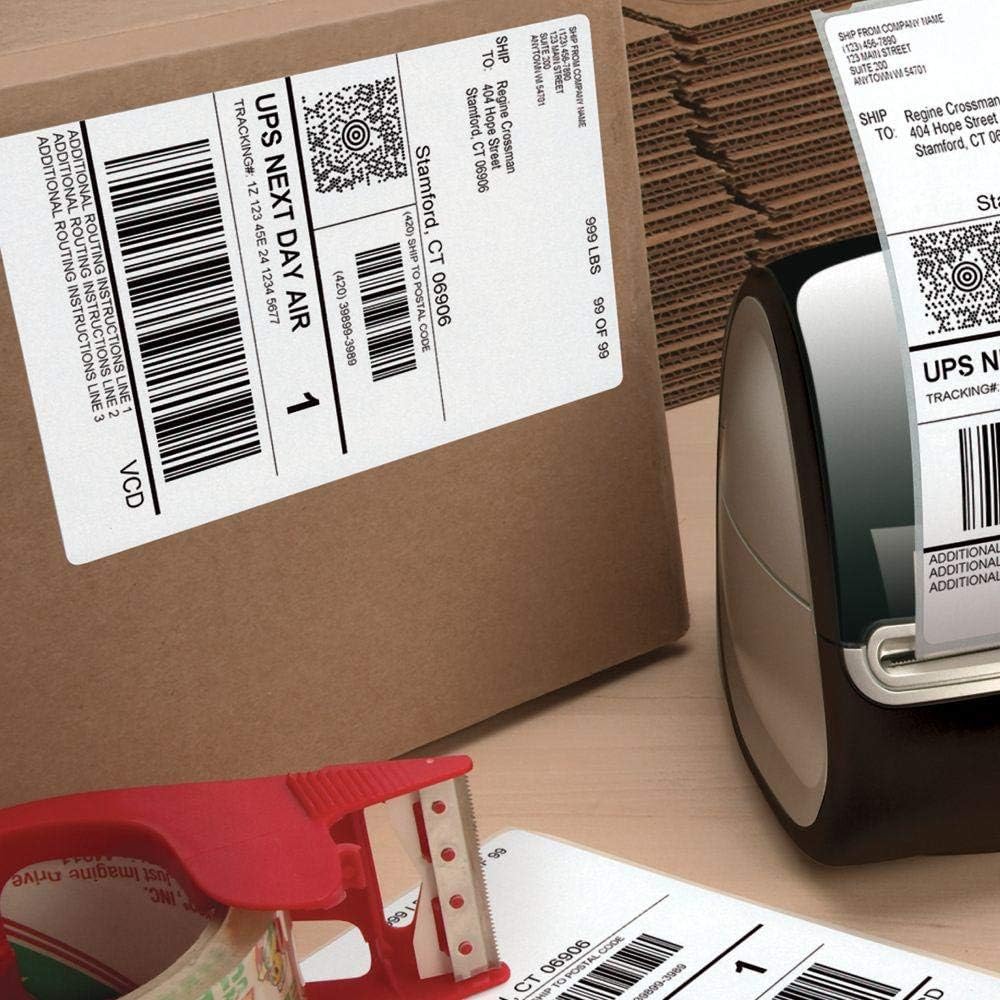 40 Rolls 4XL Labels 4" x 6" Address Shipping Labels 1744907 Compatible for 4XL LabelWriter, 220 Labels/Roll