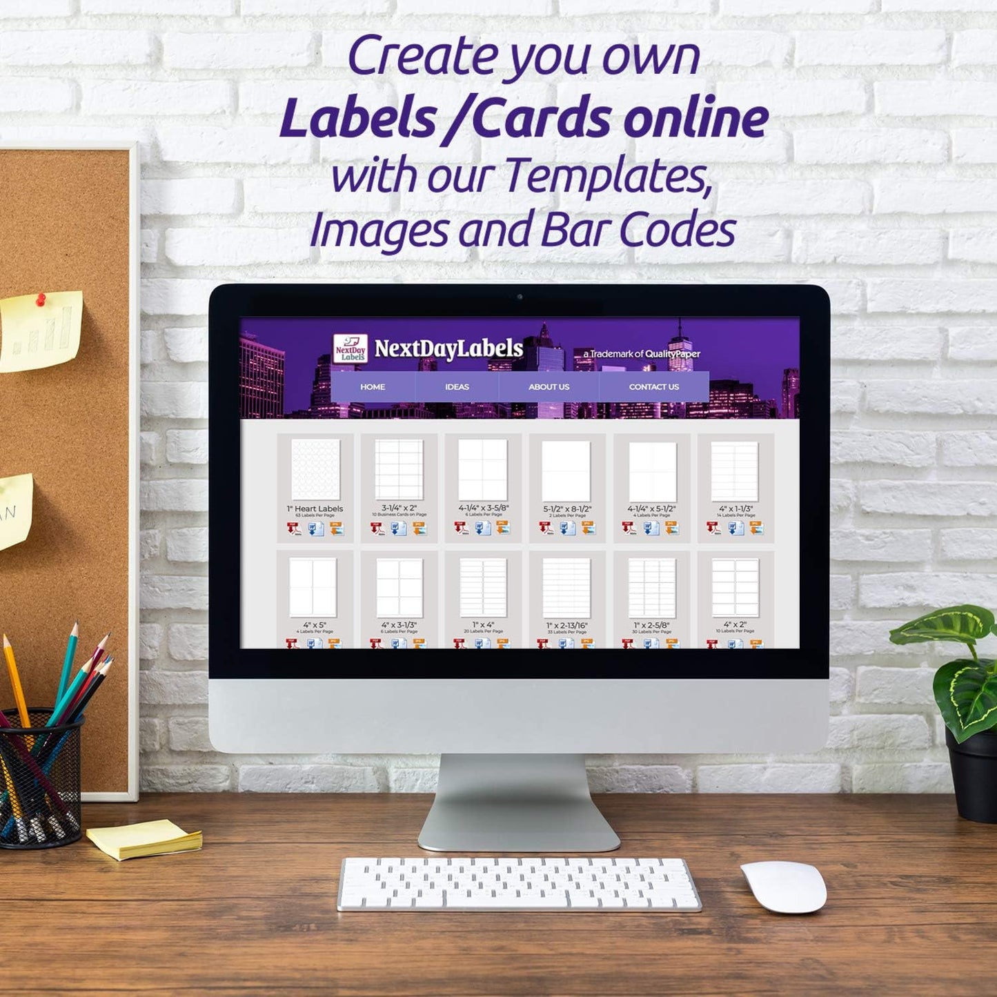 NextDayLabels – 4” x 2” Rectangular Sticker Labels for Printer - White Laser/Inkjet Printer Labels Return Address Labels Shipping Label Stickers (25 Sheets, 10 Per Sheet, 250 Labels)