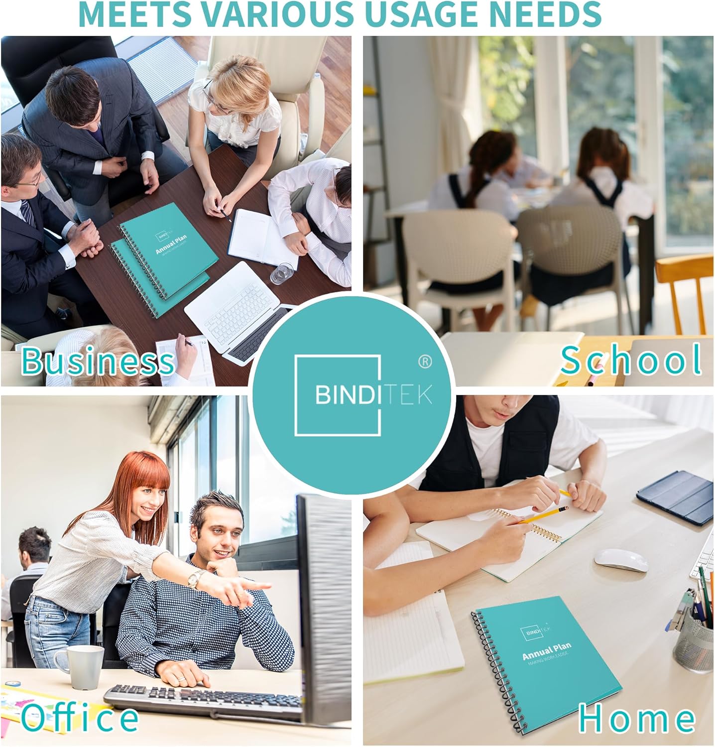 Binditek 50 Pack 12 Mil Ultra Clear Binding Covers, Polythylene Terephthalate, 8.5 x 11 Inches, Letter Size, Square Corners, Un-Punched, for Students and Coworkers