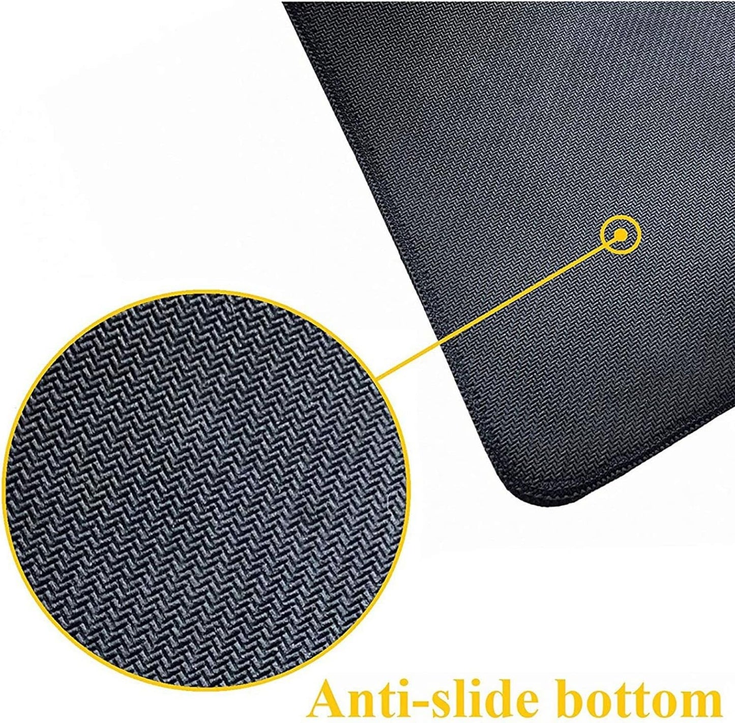 35.4 x 15.7 in, Waterproof XXL Large Mouse Pad for Desk, Extended Keyboard Mouse Mat for Computer Office, Big Laptop Mouse pad, Gaming Pc-Grid Grey Background