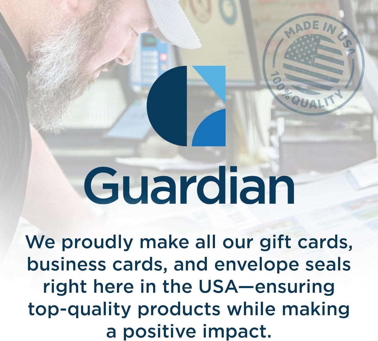 Guardian #7 Paper Coin Envelopes - Made in America with Gummed Flaps, Pack of 500 Blank Cash Envelopes for Coins, Receipts, Seeds, Small Parts Storage, and More, 3 ½ x 6 ½ Inches, White