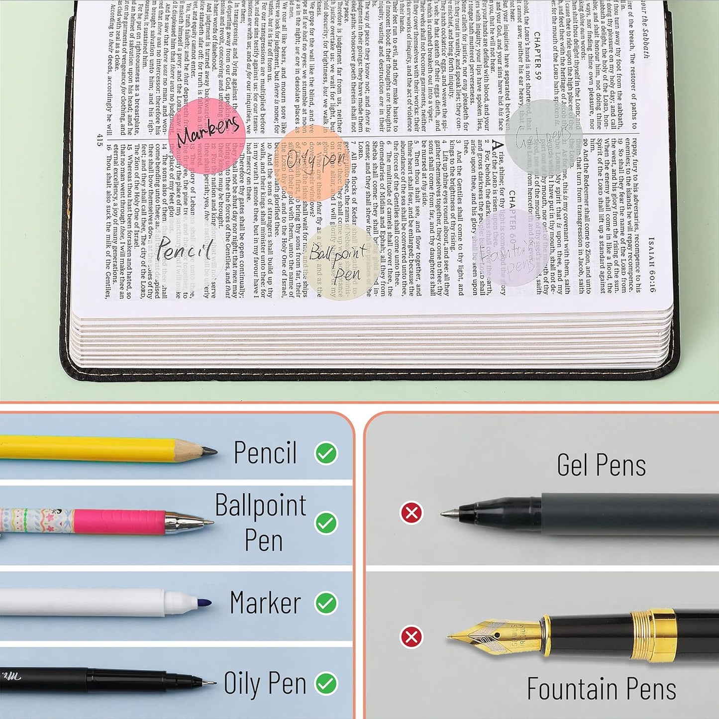 Mr. Pen- Transparent Sticky Notes, 560 Pcs, Pastel Colors, Round Translucent Sticky Notes