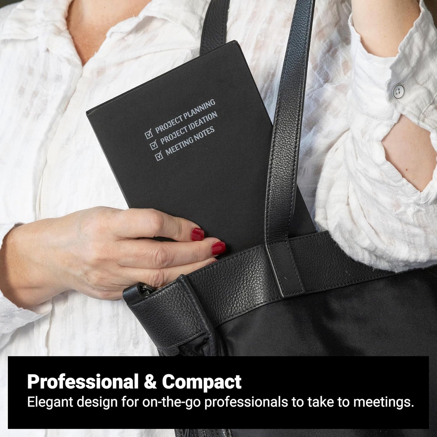 Meeting Notebook for Work & Project Planner Kit for Men and Women – 90 Large Sticky Notes for Work Organization, Project Management, Business Professionals & Work Planners