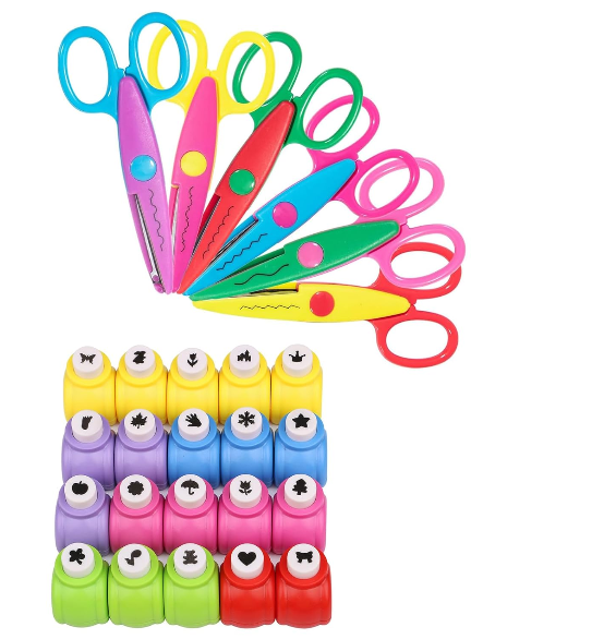 Craft Punch and Creative Scissors Set Review – 26-Piece Decorative Edge Tools for Scrapbooking and DIY Projects
