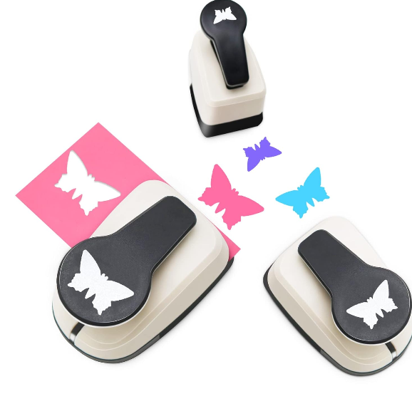 HKKYO Butterfly Punch Set Review: 3 Sizes Paper Hole Punch for Scrapbooking and Crafts