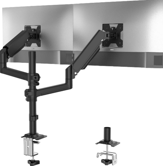 WALI Dual Monitor Mount Review: Adjustable Gas Spring Monitor Arm for 13–32 Inch Screens
