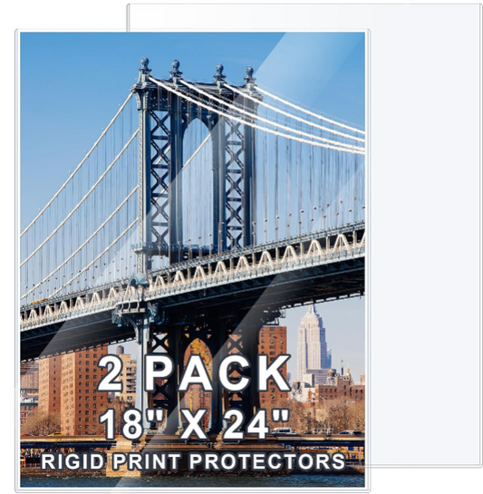 AKONEGE 18 x 24 Rigid Print Protectors Review: Heavy Duty Clear Poster and Document Sleeves