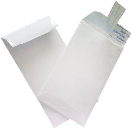 NextDay Labels #7 Coin Envelopes - 500-Pack White Peel & Seal Money Envelopes for Cash, Coins, Jewelry, or Small Parts - Durable White Paper Cash for Home, Office, or Business Use - Made in USA