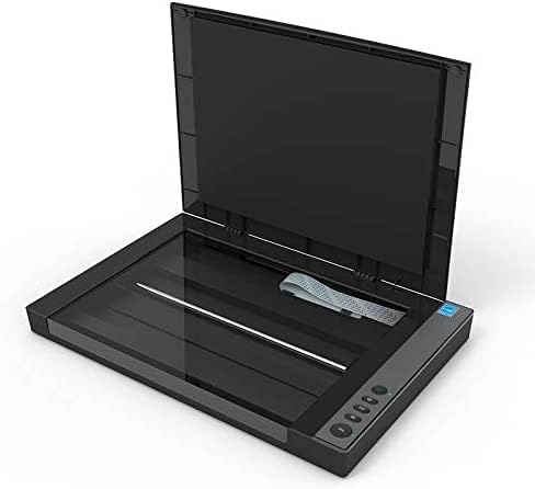 VIISAN 3120 A3 Flatbed Scanner, 1200 DPI, CIS Sensor, Scan 11.7" x 16.7" in 8 sec, Frameless, Auto-Scan, Document & Photo & Book Scanner, Design for Library, School and Soho. Supports Windows & Mac