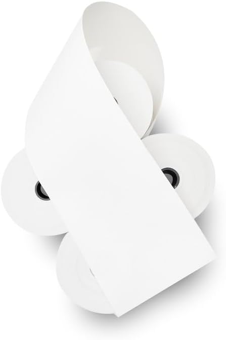 (100 Rolls) 3 1/8 x 230 Thermal Paper Receipt Rolls (55 GSM - Honeycomb Core) Fits All POS Cash Registers Printers, Clover Square Stations, Star Micronics SCP700, TSP100 BPA Free - ShopSmart Online