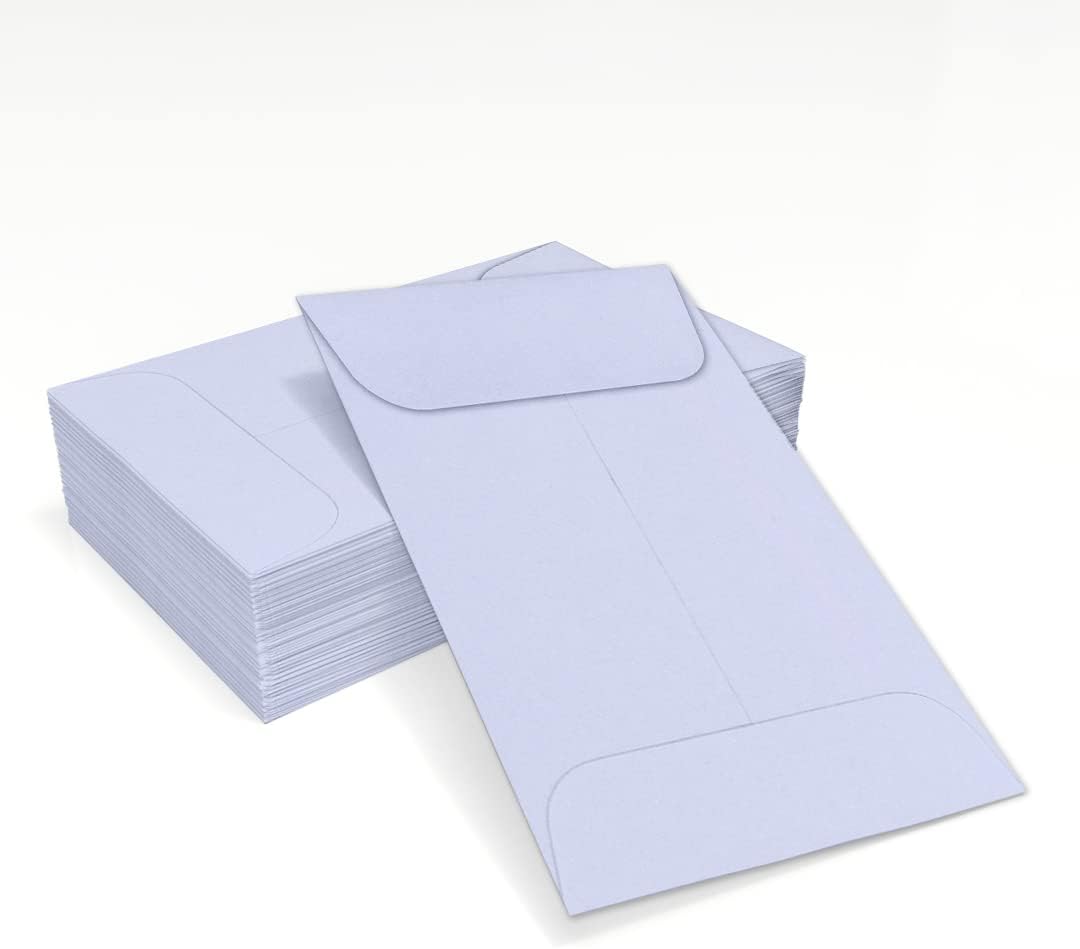LUXPaper #1 Coin Envelopes | 2 1/4" x 3 1/2" | Lilac Purple | 80lb. Text | 1,000 Qty