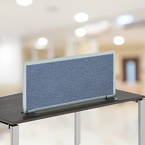 OBEX Acoustical Free Standing Privacy Screen, Cubicle Accessories Desk Privacy Panel, Desk Dividers for Office, Office Furniture Partitions Portable Sound Proof Dividers, 24" x 42", Twilight