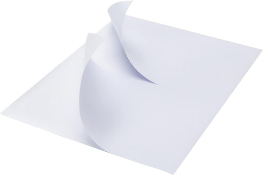MFLABEL Half Sheet Labels Laser/Ink Jet Shipping Labels 8.5 x 11 Inches Packaging Labels, Address Labels for Laser & Inkjet Printers, 500 Count(250 Sheets)