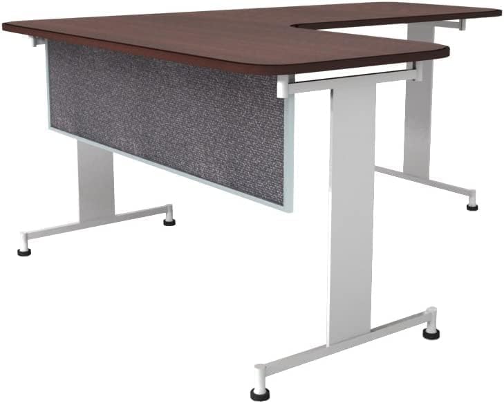 OBEX Acoustic Table Mounted Modesty Desk Privacy & Sound Absorbing Panel for Office Cubicles, 18" x 48", Graphite