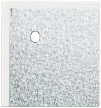 U Brands Magnetic Glass Dry Erase Board, Office Supplies, White, with Eraser, Markers, Magnet, 18” Tray, 4mm, 36" x 48"
