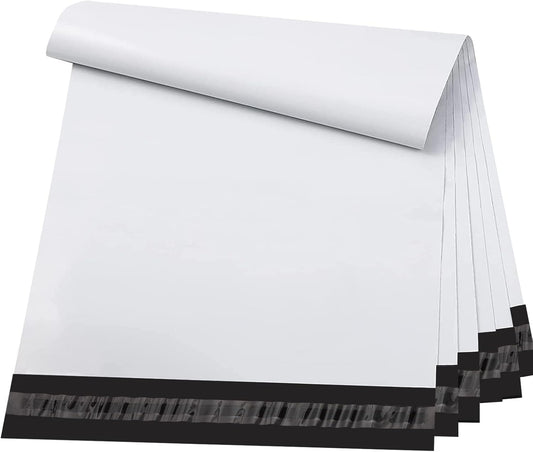 Metronic Poly Mailers 9x12 200 Pack, Strong Adhesive Shipping Bags for Clothing, Waterproof and Tear-Proof Shipping Envelopes, Small Mailers Poly Bags Packaging Bags in White