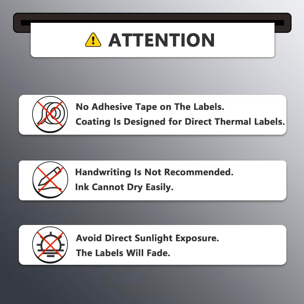 BETCKEY - 4" x 6" (102 mm x 152 mm) Shipping Labels Compatible with Zebra & Rollo Label Printer(not for dymo 4XL), Premium Adhesive & Perforated [2 Rolls, 500 Labels]