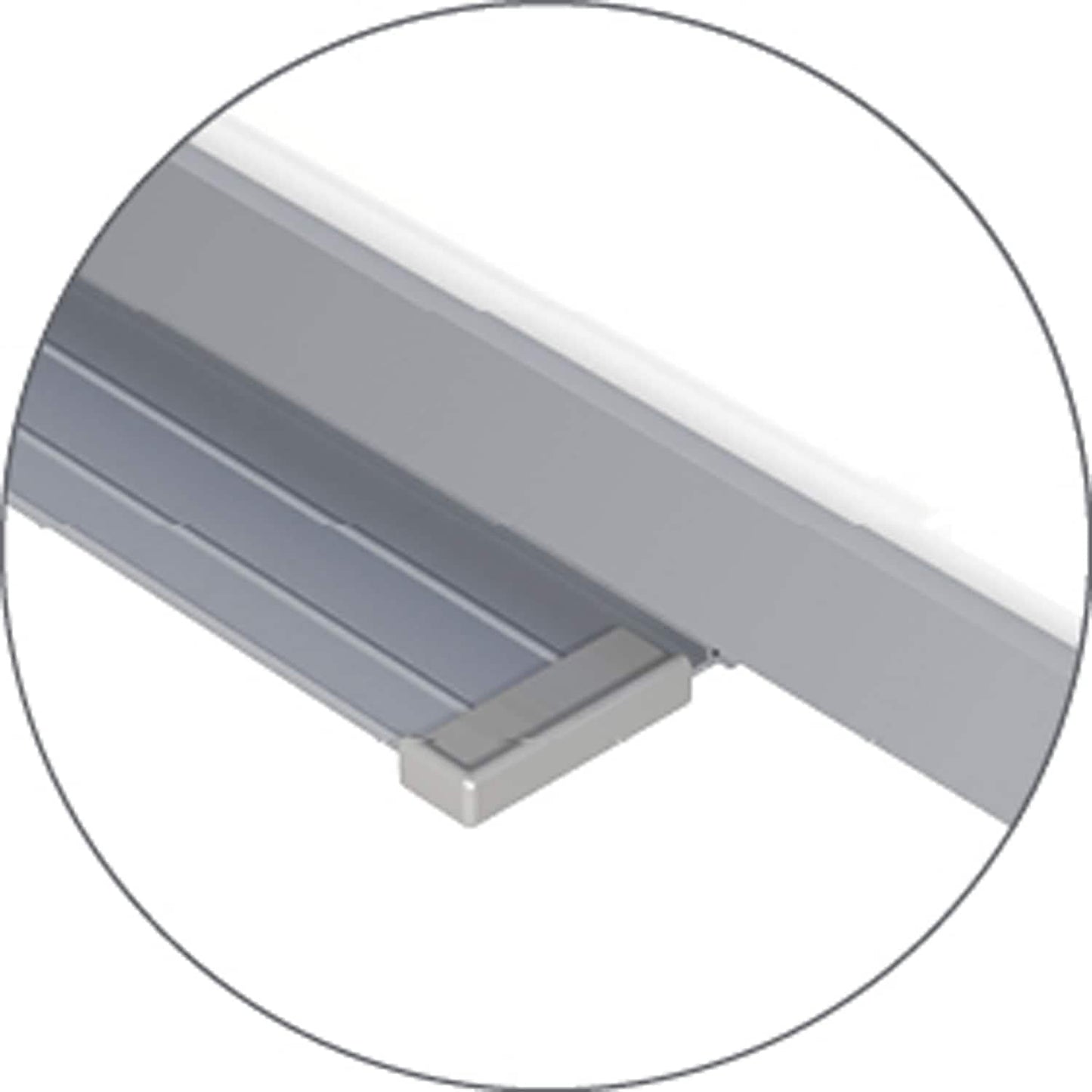 Ghent Grid 4'x6' Magnetic Whiteboard, Aluminum Frame, 2" Grid Squares (GRPM322G-46)