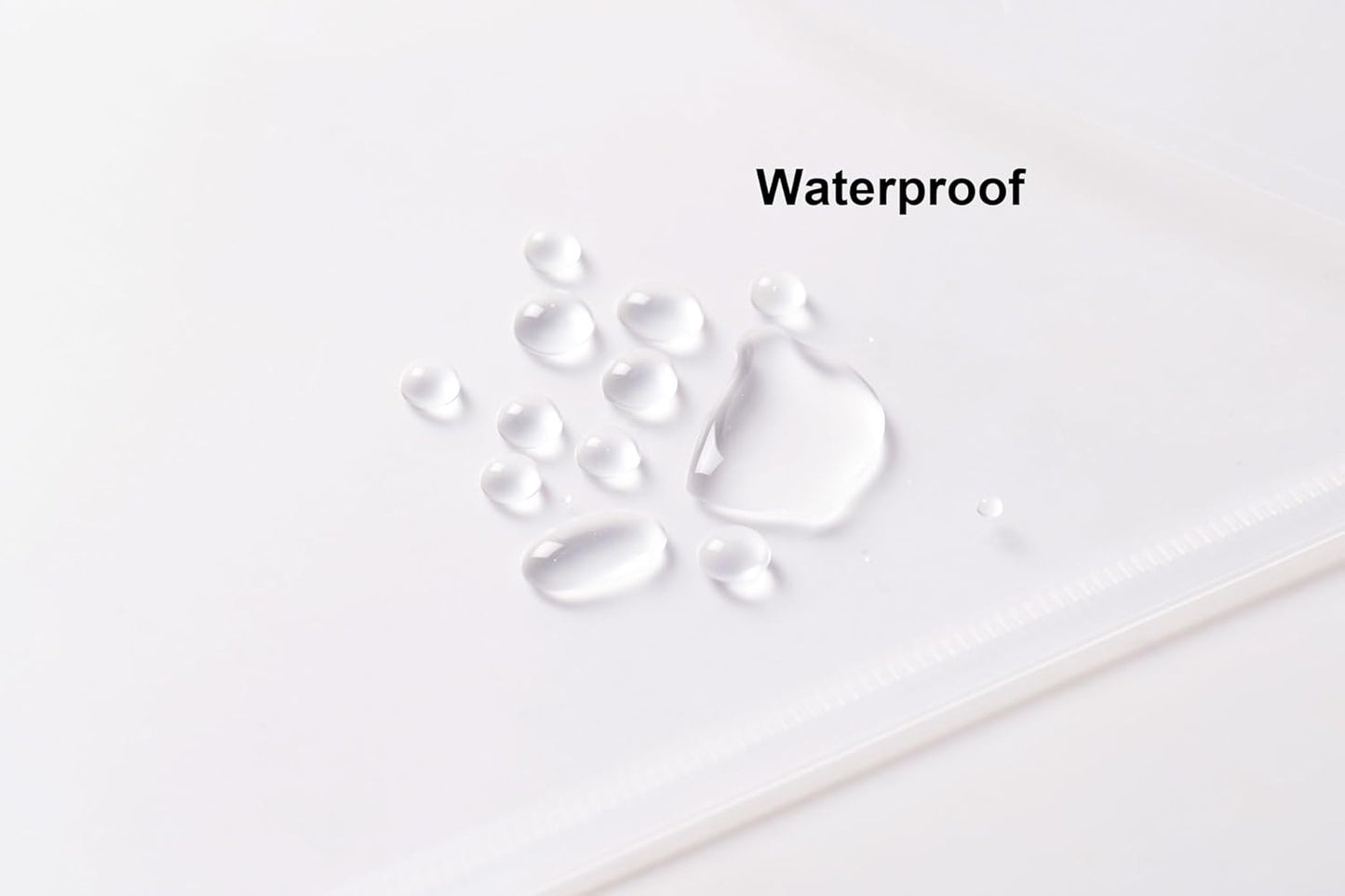 6''x4'' Vertical Plastic Envelopes Hook Loop Closure Coupon Receipt Storage Holder 40 Pack