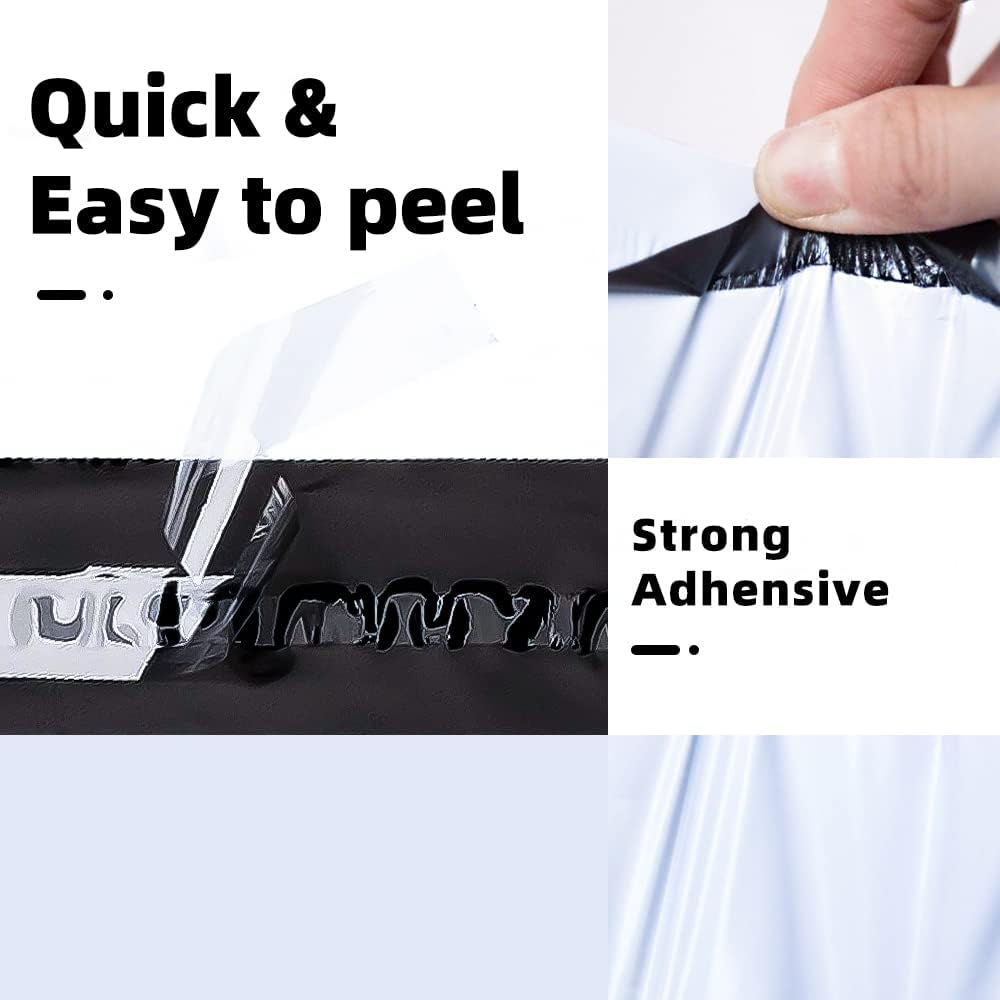 POLYSELLS Poly Mailers Shipping Envelopes, Strong Adhesive Sealing, Waterproof, and Tear-resistant Postal Mailing Bags. Mailer Bags for clothing, books, and accessories. (White, 14.5x19 Inch, 1000 pc)