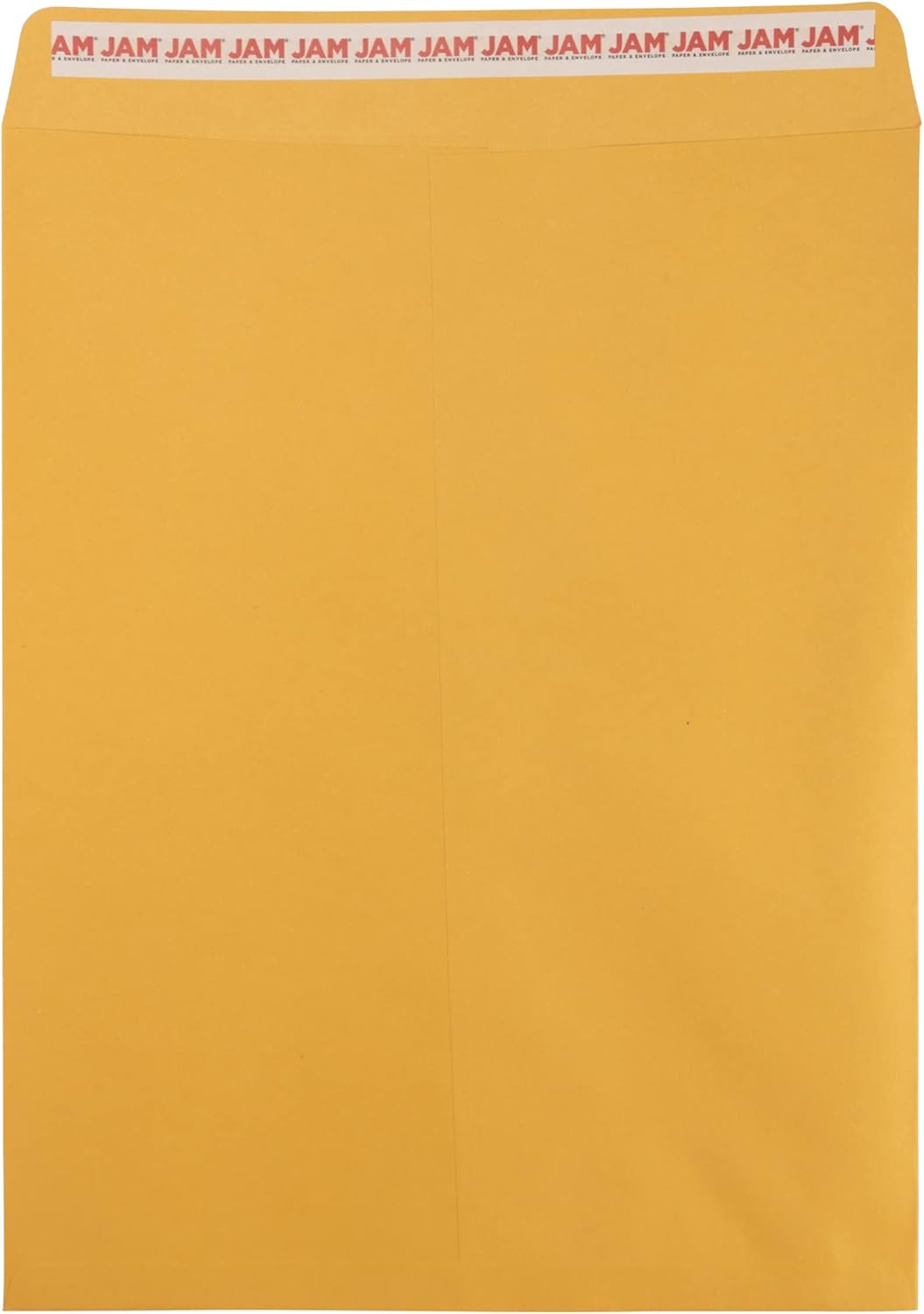JAM PAPER 12 x 15 1/2 Open End Catalog Recycled Envelopes with Peel and Seal Closure - Brown Kraft - Bulk 250/Box