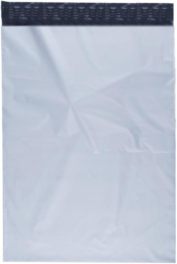 FungLam Poly Mailers (12x15.5 inches, 200 bags) - Silver, Plastic, Self-Seal