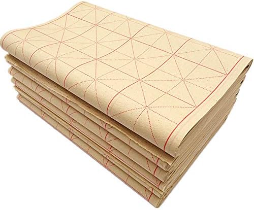 MEGREZ Chinese Calligraphy Practice Sumi Paper, Maobian Xuan Paper for Students Beginners Practice Writing 9cm x 28 Grids/Sheet, 70 Sheets/Pack, 13.5 x 25.6 inches(39 x 65cm)