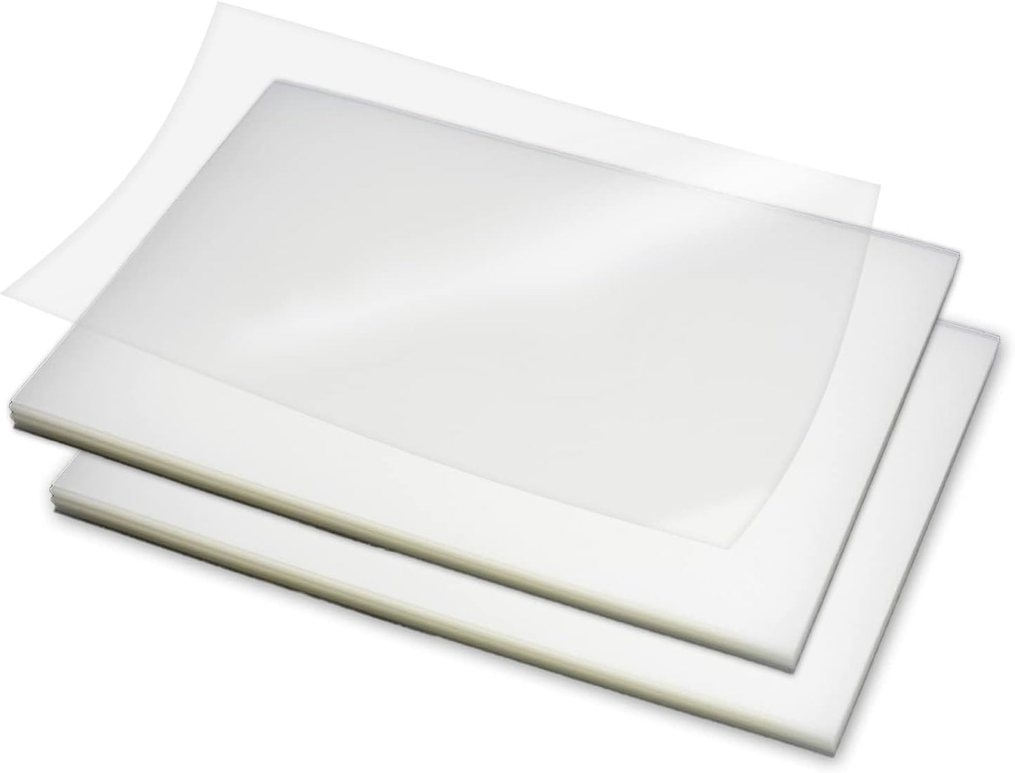 Rayson Clear Binding Cover - 7 mil Polypropylene, 8-1/2 × 11 inches, Durable Un-Punched Plastic Presentation Covers, 100-Pack (PP2100C)