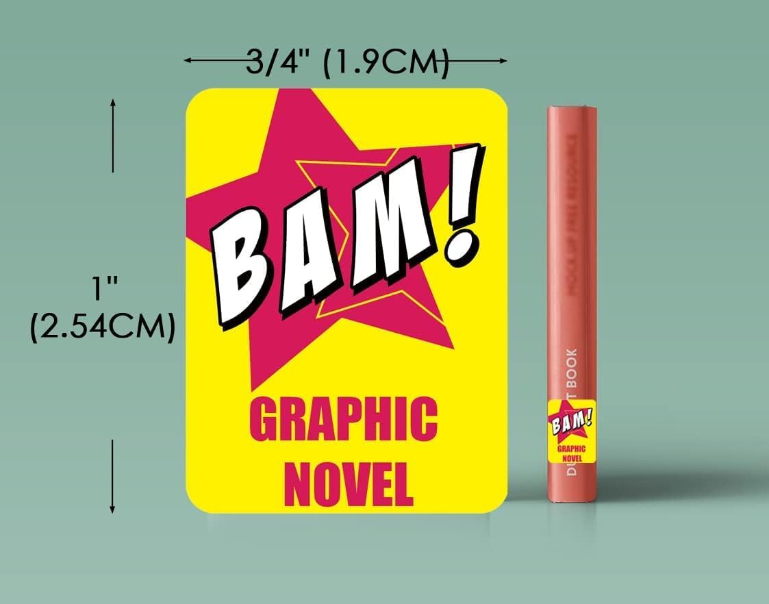 45 Genre Book Spine Labels for Library | Set of 450 Classroom Library Classification Stickers