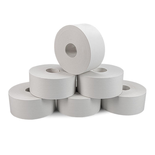 IDL Packaging 3" x 375 feet Reinforced Water-Activated Kraft Gummed Tape 70lb Thickness (Pack of 6) - Secure Paper Packing Tape for Secure Carton Sealing - Heavy-Duty for All Conditions, Brown