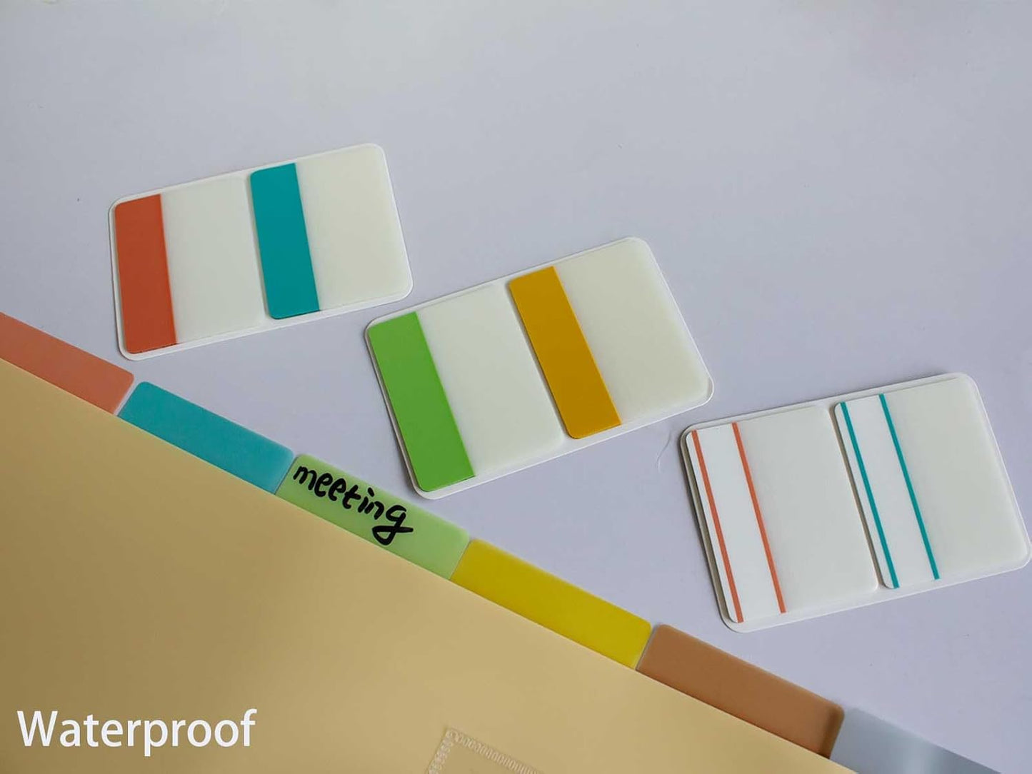 ELII 300 Pcs Tabs 2 Inch Sticky Index Tabs, Writable and Repositionable Book Tabs Page Tabs Colored Page Markers, Tabs for Books, Notebook Tabs, Tabs for Annotating Books (Pastel)