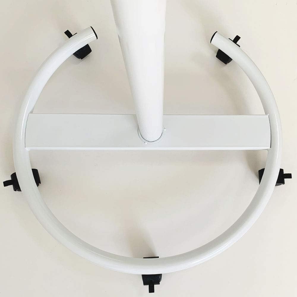 Mobile Dry Erase Board 36x24 Inches – Adjustable Rolling Whiteboard on Wheels, Stand Easel with Markers & Eraser, Includes 25-Sheet Paper Pad for Office, Classroom, Home