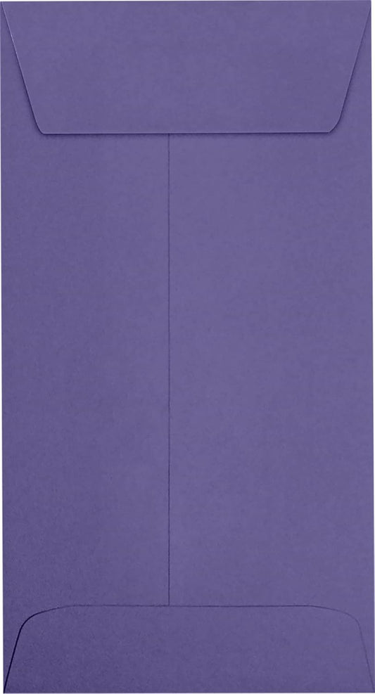 LUXPaper #7 Coin Envelopes | Peel & Press | 3 1/2" x 6 1/2" | Wisteria Purple | 80lb. Text | 250 Qty