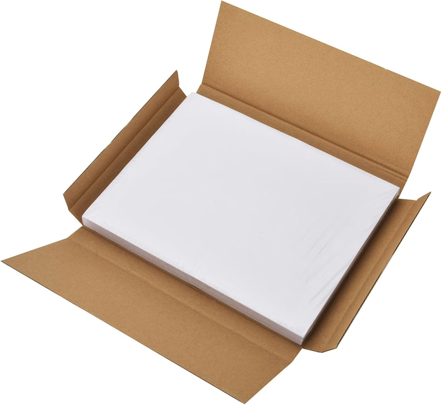 Coopaty 100 Sheets FBA Adderss Labels, 6 per Sheet 3-1/3" x 4" Label Stickers for Laser & Inkjet Printers, 6 Up Shipping Labels, 600 Printable White Sticker Paper