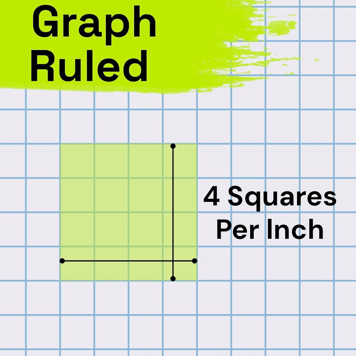 Spiral Notebook for School 3 Pack, 1 Subject, 4x4 Graph Ruled Paper, 100 Sheets, 9" x 11", 1 Divider with Pocket, 3 Hole Punched, Plastic Cover, 1/4" Grid Graphing Note Book Bulk, Red