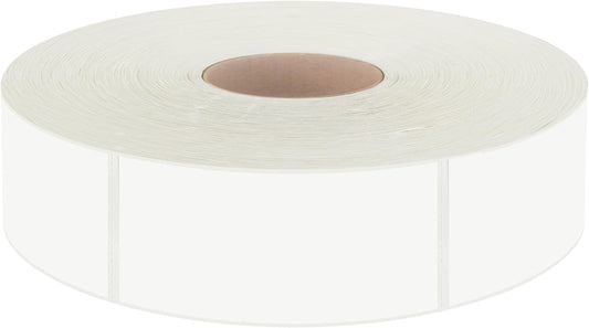 500 Removable Blank Food Labels, Water/Oil/Tear Resistant with Perforation Line for Freezer Food Containers Jars Pantry Organization (Each Measures 1” x 2”)