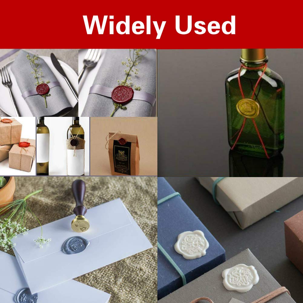 Starry Swan Wax Sealing Stamp with Removable Brass Head Wooden Handle - Retro Vintage Animal Sealing Wax Stamp for Letter Cards Invitations