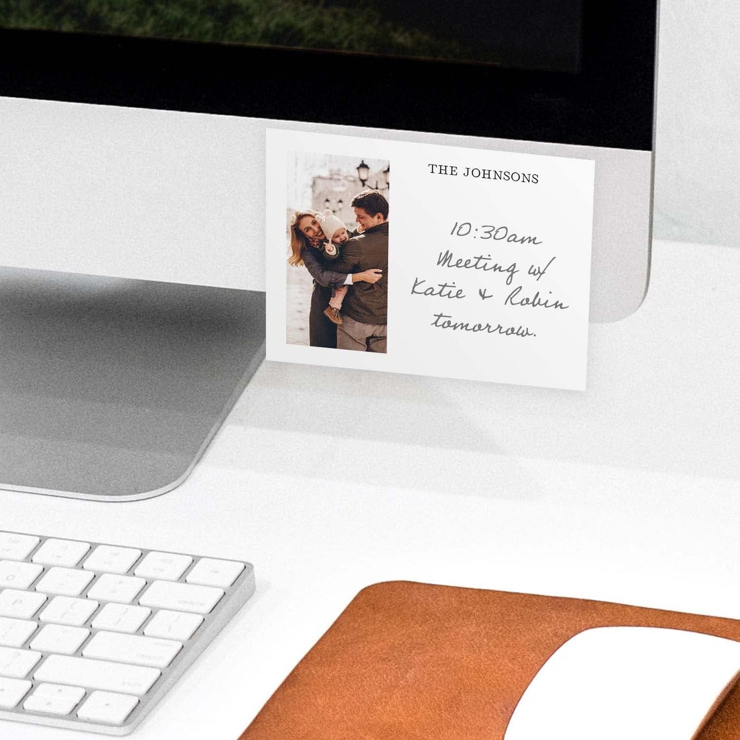 Personalized Photo Sticky Note Pads / 4" x 3" Repositionable Custom Sticky Notes / 50 Sheets Per Pad/Set of 6 / Made in USA