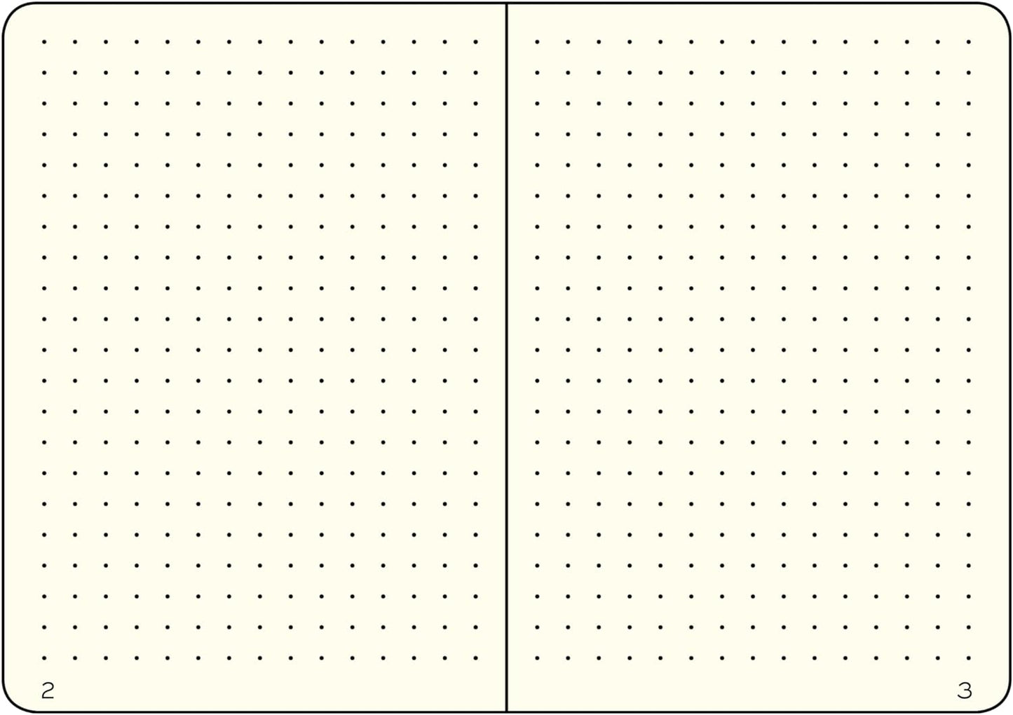 LEUCHTTURM1917 - Notebook Hardcover Medium A5-251 Numbered Pages for Writing and Journaling (Ink, Dotted)