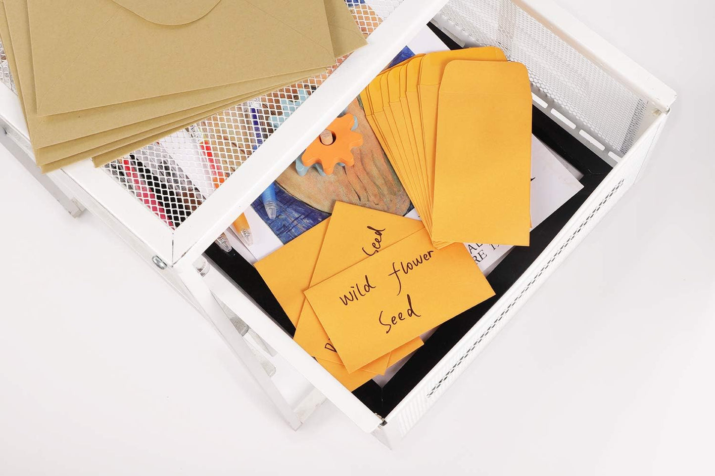 ValBox Coin Envelopes Small Parts Envelope with Gummed Flap for Home, Garden or Office Use, Kraft Seed Envelopes 500 per Box (Brown, 3 (2.5x4.25 Inches))