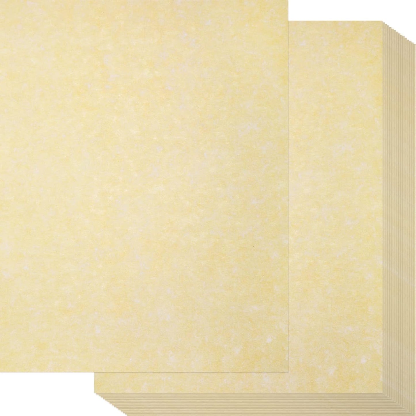 Epakh 300 Pcs Old Age Parchment Paper 8.5 x 11 Inch Standard Letter Vintage Colored Old Parchment Double Side Printing Paper (Light Beige)
