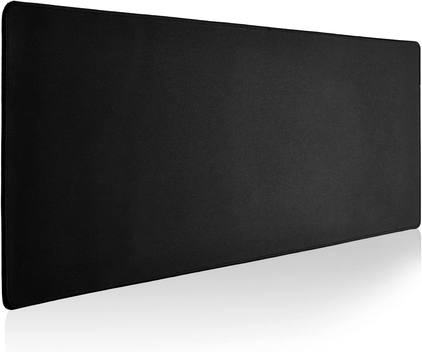 Large Gaming Mouse Pad with Durable Stitched Edges, Non-Slip Rubber Base, Big Computer Keyboard Mouse Mat Desk Pad for Home Office Gaming Work, 11.81"x27.56"x0.12", Black